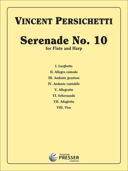 Serenade No. 10 : For Flute and Harp.