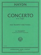 Concerto In Eb Major : For Trumpet and Piano - Eb Trumpet Part (In Place Of Bb Part).