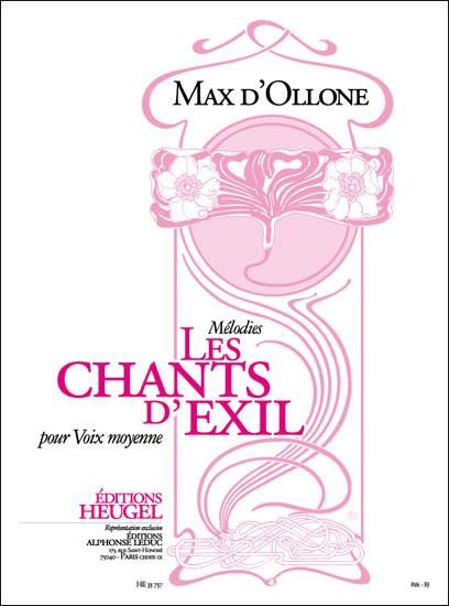 Chants D'exil : Melodies Pour Voix Moyenne.