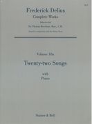 Twenty Two Songs With Piano.