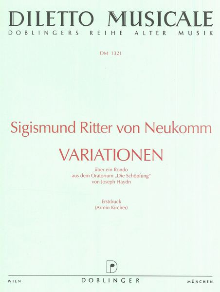 Variationen Über Ein Rondo Aus Dem Oratorium Die Schöpfung Von Joseph Haydn : Für Klavier.