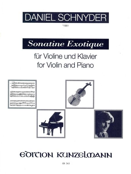 Sonatine Exotique : Für Violine und Klavier.