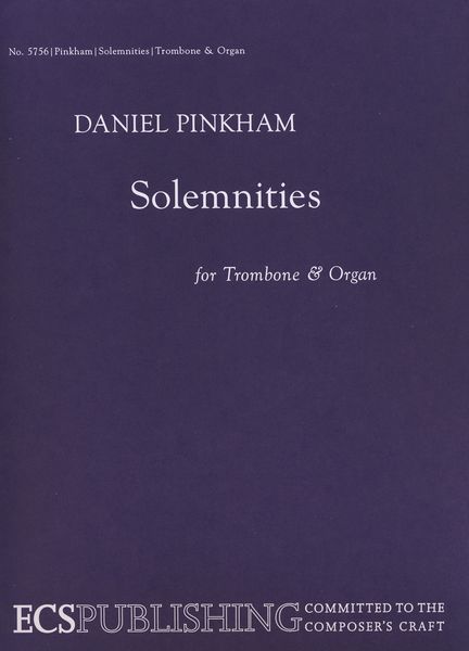 Solemnities : For Trombone and Organ.