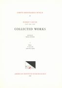 Collected Works - Two Extant Motets.