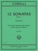 Twelve Sonatas, Op. 1 : For 2 Violins and Piano - Vol. III.