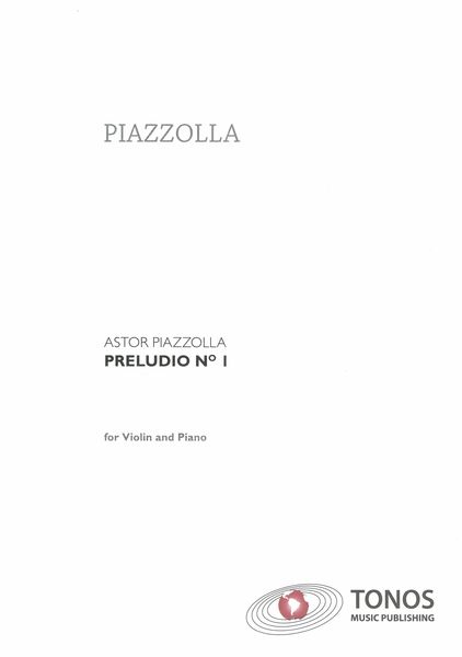 Preludio Nr. 1 : Für Violine und Klavier.