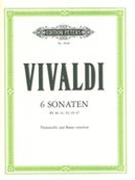 6 Sonaten RV 40, 41, 43, 45-47 : Für Violoncello und Basso Continuo.