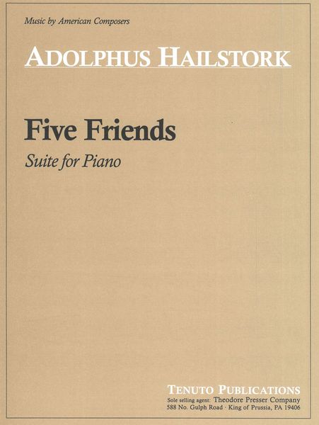 Five Friends : Suite For Piano (1977).
