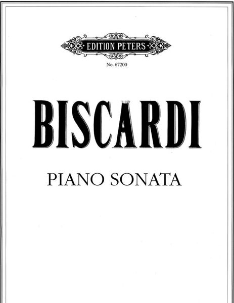 Piano Sonata (1986, Revised 1987).