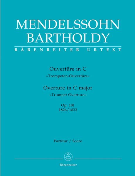 Overture In C Major - Trumpet Overture Op. 101 (1826/1833) / edited by Christopher Hogwood.