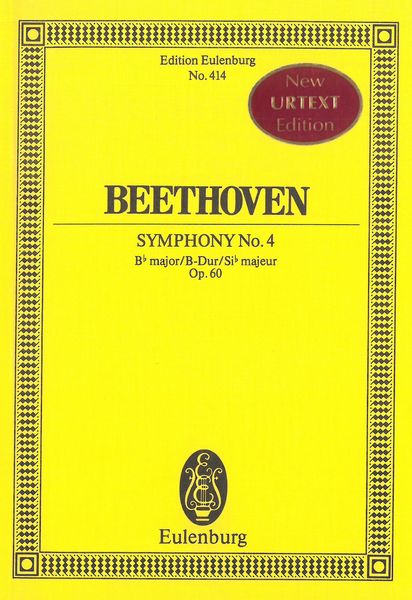 Symphony No. 4 In B Flat Major, Op. 60.