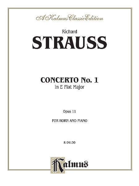 Concerto No. 1, Op. 11 In A Flat Major (Sic) : For Horn and Piano.