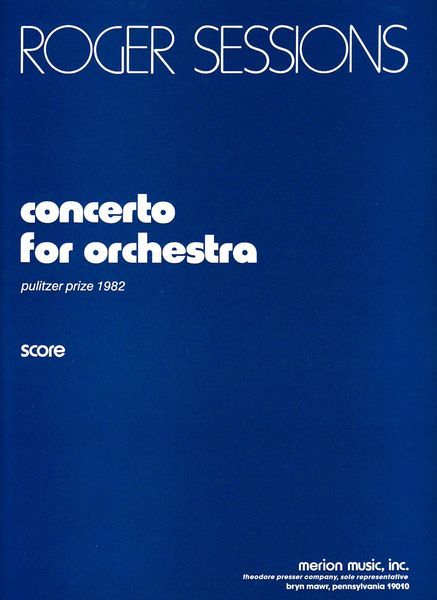 Concerto : For Orchestra.