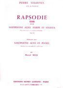 Rhapsodie, Op. 92 : For Alto Saxophone, Harp and Celesta - reduction For Sax and Piano.