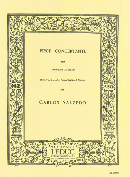 Piece Concertante, Op. 27 : Pour Trombone Et Piano.