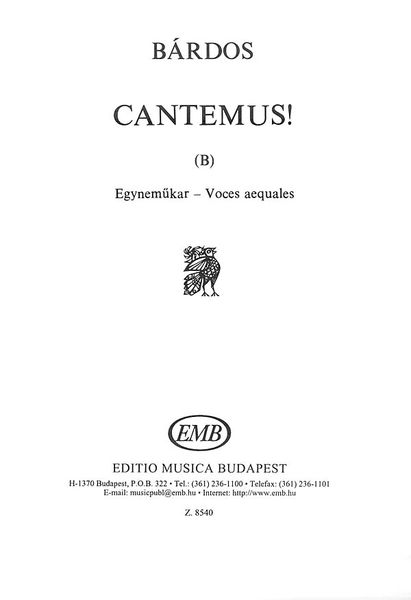 Cantemus.