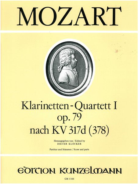 Clarinet Quartet In Bb Major.