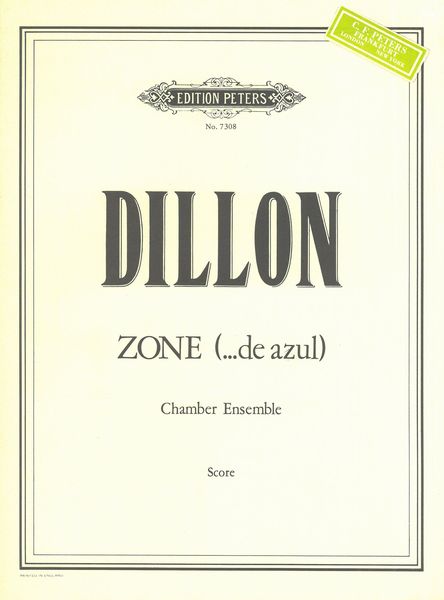 Zone (…De Azul) : For Chamber Ensemble.
