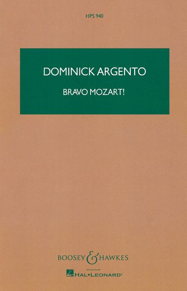 Bravo Mozart : An Imaginary Biography : For Orchestra.