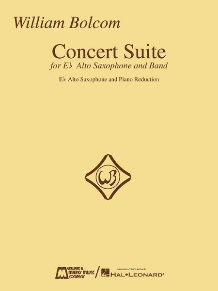 Concert Suite : For Alto Saxophone and Band - Piano reduction.