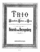 Trio In D-Dur : Für Oboe Oder Violine, Horn Oder Viola Oder Violoncello und Klavier Op. 61.