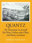 30. Triosonate In D-Moll : Für Flöte, Violine Oder Oboe und Basso Continuo.