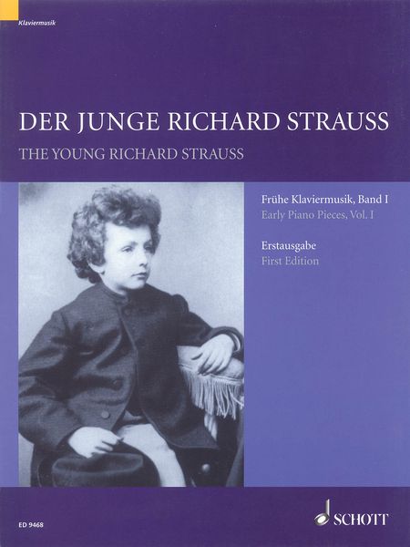 Young Richard Strauss : Early Piano Pieces, Vol. 1 - First Edition.