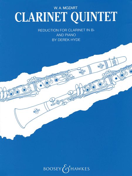 Clarinet Quintet, K. 581 : Reduced For Clarinet and Keyboard by Derek Hyde.