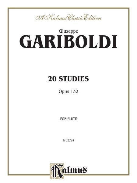 20 Studies Op. 132 : For Flute.