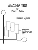 Akadinda Trio : For Three Players-1 Marimba.