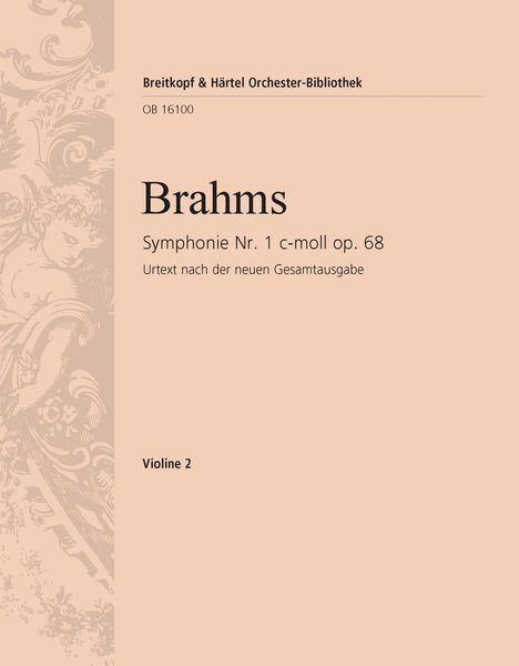 Symphony Nr. 1 In C Minor Op. 68 - Violin 2 Part.