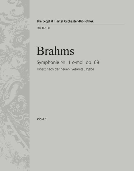 Symphony Nr. 1 In C Minor Op. 68 - Viola Part.