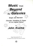 Music From Beyond The Galaxies : For Organ and Narrator.