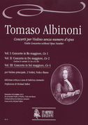 Concerti Per Violino Senza Numero D'opus, Vol. III : Concerto In Sol Maggiore, CO 4.