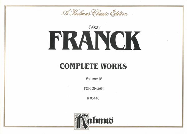 Organ Works, Vol. 4.