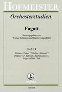 Orchesterstudien Für Fagott, Heft 13 : herausgegeben Von Werner Seltmann und Günter Angerhöfer.