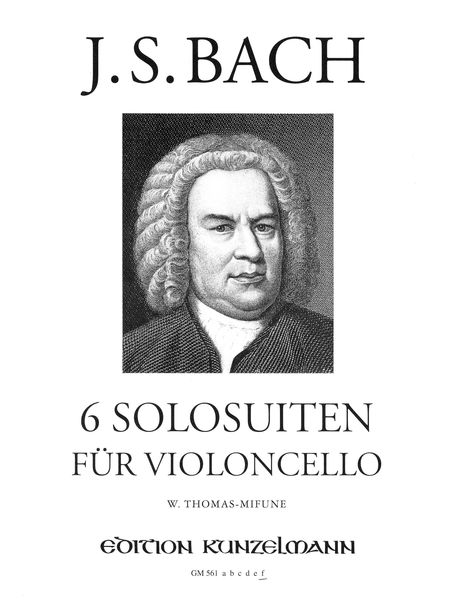 Suite (Sonata) No. 6 : For Violoncello Solo.