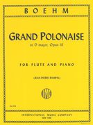 Grande Polonaise In D Major, Op. 16 : For Flute and Piano / edited by Rampal.