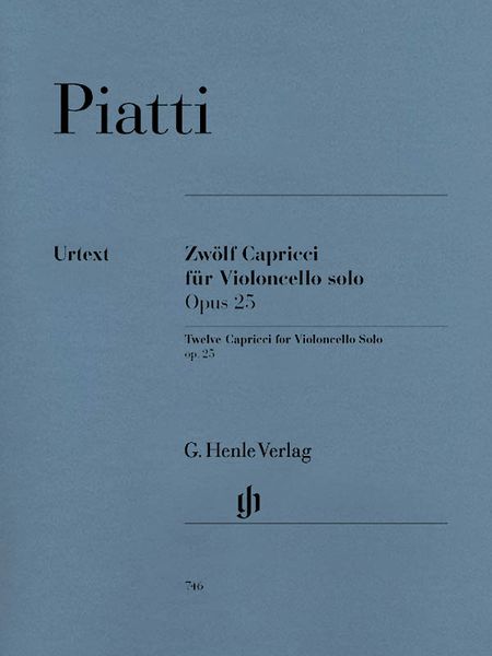Twelve Capricci : For Violoncello Solo, Op. 25 / edited by Christian Bellisario.