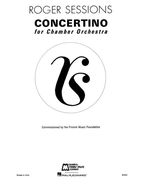 Concertino : For Chamber Orchestra.