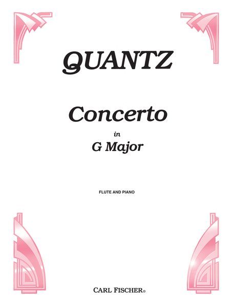 Concerto In G Major : For Flute and Orchestra.