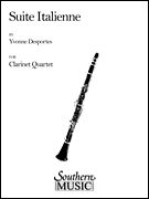 Suite Italienne : For Four Bb Clarinets.