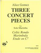 Three Concert Pieces : For Solo Marimba.