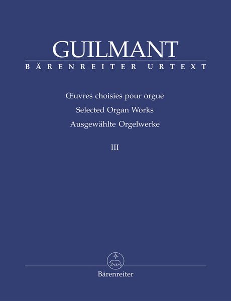 Selected Organ Works, Vol. 3 : arr. Based On Gregorian Cantus Firmi & Sacred Character Pieces.