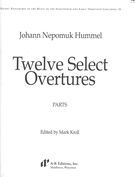 Twelve Select Overtures arranged For Pianoforte, Flute, Violin and Violoncello / Ed. Mark Kroll.