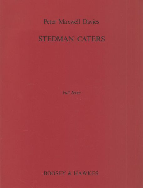 Stedman Caters : For Instrumental Ensemble.