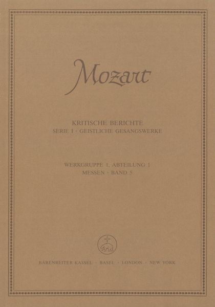 Messen, Band 5.
