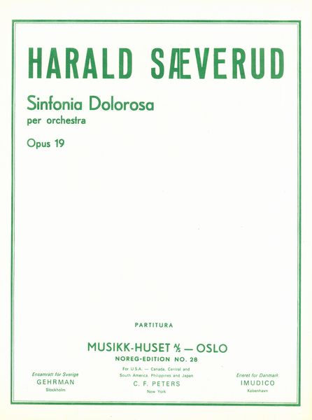 Sinfonia Dolorosa, Op. 19 : Per Orchestra.