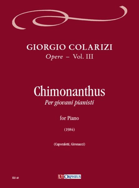 Chimonanthus : Per Giovani Pianisti (1984) / Acura Di Vincenzo Caporaletti E Ugo Gironacci.