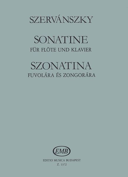 Sonatine : Für Flöte und Klavier.